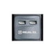 Сетевой удлинитель REAL-EL RS-3 USB CHARGE 1.8m, black - изображение 2