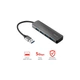 Концентратор Halyx 4-Port USB-A 3.2 Grey Trust - зображення 8