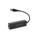 Концентратор Dynamode USB 3.0 Type-A - RJ45 Gigabit Lan, 3*USB 3.0 - зображення 2