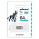 USB флеш накопитель Wibrand 64GB lynx Silver USB 2.0 - изображение 2
