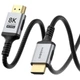 Кабель HAGiBiS HDMI - HDMI 2.1 48Gbps High Speed 8K/60Hz 4K/240Hz 2K/360Hz (HM06) 1m Black - изображение 1