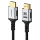 Кабель HAGiBiS HDMI - HDMI 2.1 48Gbps High Speed 8K/60Hz 4K/240Hz 2K/360Hz (HM06) 1m Black - изображение 2