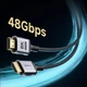 Кабель HAGiBiS HDMI - HDMI 2.1 48Gbps High Speed 8K/60Hz 4K/240Hz 2K/360Hz (HM06) 1m Black - изображение 3