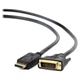 Кабель Cablexpert CC-DPM-DVIM-1M DisplayPort вилка на DVI вилка, 1м - изображение 1