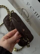 Сумка женская клатч Classic Lambskin шоколадный бочонок - изображение 4