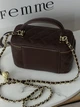 Сумка женская клатч Classic Lambskin шоколадный бочонок - изображение 5