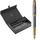 Ручка пір’яна Parker SONNET 17 Cisele Silver GT FP18 F + шкір. чохол + подар. уп. (88 211b24) - зображення 1