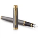 Ручка пір’яна Parker IM 17 Grey Lacquer GT FP F (21 111) - зображення 3