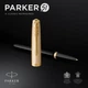 Ручка пір’яна Parker PARKER 51 Deluxe Black GT FP18 F + шкір. чохол + подар. уп. (57 011b24) - зображення 7