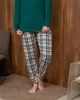 Комплект жіночий Plus Size зі штанами у клітинку - Smile 5XL - зображення 8