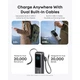 Батарея универсальная Anker 25000mAh, 165W, PD/3/0, QC/3/0, Built-In Double USB-C Cables, black (A1695H11) - изображение 2