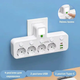 Сітковий фільтр, перехідник, адаптер 10A 2500 W 8625UL LED, 4-220 V, 2-USB, 1-Type-C - зображення 4