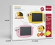 Доска для рисования размер: 21.5х15.5 см, LCD – экран, цветной рисунок, стилус, кнопка стирания, Розовый - изображение 2