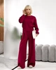 Жіночий прогулянковий костюм (кофта+штани) Uaclothes 38-40 Бордовий (like36914-1734113146) - зображення 1