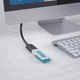 Кабель ESSAGER USB 3.0 Male to USB Female 5 Гбит/с Extension Cable 1.5m Black (EXCAM-YTA01) - изображение 4