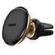 Автодержатель Baseus Magnetic Car Mount Phone Holder with Cable Clip Air Vent Version Cluster Black/Gold (C40141201G13-00) - изображение 1
