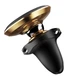 Автодержатель Baseus Magnetic Car Mount Phone Holder with Cable Clip Air Vent Version Cluster Black/Gold (C40141201G13-00) - изображение 4