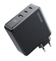Зарядний пристрій ESSAGER Advance 2xUSB-C + USB 140W Gan Charger Black (ECT2CA-ZCB01-Z) - зображення 2