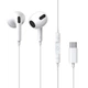 Наушники Baseus C17 Encok Wired USB-C 1.1m White (NGCR010002) - изображение 1
