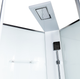 Душовий бокс Insana Mida 9200 90×90×220 см, квадратний, хромовий профіль, прозоре скло, низький піддон - изображение 4