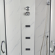 Душовий бокс TKF TKF100/1 Білий Онікс WG 100×100×215 см, кутовий, хромовий профіль, матове скло, низький піддон - изображение 2