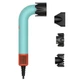 Фен 6 насадок HD18 Supersonic R Vinca Blue/Rose LOW Hairdryer6Blue - зображення 2