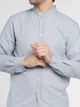 Сорочка чоловіча блакитна з коміром-стійкою 100% бавовна Arber STAND COLLAR XL зріст 5 блакитний (M05.07.23.611) - зображення 5