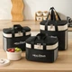 Термосумка для еды Meal Bag 5.5л S, ланч-бэг для обедов, сумка-холодильник для ланч-боксов, чорна - изображение 8