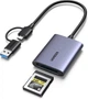 Кардрідер UGREEN CM516 CFexpress Type A 800 МБ/с, USB-A+Type-C, сумісний із ноутбуками, ПК, iPhone 17, 16, Samsung S25, iPad Pro Grey (45177) - зображення 1