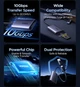 Кардрідер UGREEN CM516 CFexpress Type A 800 МБ/с, USB-A+Type-C, сумісний із ноутбуками, ПК, iPhone 17, 16, Samsung S25, iPad Pro Grey (45177) - зображення 9