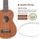 Укулеле сопрано Everjoys 21”, махагони, стартовый набор, Aquila Strings, чехол, тюнер - изображение 3