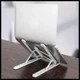 Підставка для ноутбука VHG X2 Foldable Laptop Stand Silver 213*215*15 мм, складана, пластикова - зображення 6