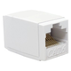 Соединитель витой пары под коннектор RJ-45 неэкранированный cat 6 компактный форм-фактор Белый - изображение 1