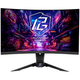 Монитор игровой изогнутый 27" ASRock Phantom Gaming PG27QRT2A VA 2560x1440 180 Гц 300 кд/м² Wi-Fi Black - изображение 1