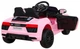 Samochód elektryczny dla dzieci Audi R8 na akumulator dla dzieci + Pilot + EVA + Wolny Start + MP3 LED Różowy (PA.HL1818.ROZ) (5903864914771) - obraz 3