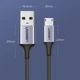 Кабель Micro USB Ugreen US290 60144 5V/2A для заряджання та передачі даних (Сірий, 0.25м) - зображення 8