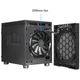 Корпус для компьютера Chieftec THE CUBE CI-03B-OP mATX без БП 20cm fan 2xUSB3.0 Type-C (58F8F9A3D4BE) - изображение 13