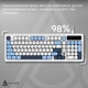 Клавиатура Ajazz AF98 USB UA White/Blue (AF98-GB) - изображение 3