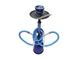 Кальян Hookah Amina Blue высотой 48 см на 2 персоны - изображение 3