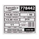 Насос центробежный 0.55кВт H 63(49)м Q 55(35)л/мин Ø102мм 40м кабеля mid AQUATICA 4QJED3-9-0.55 (778442) - изображение 16