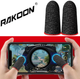 Игровые напальчники 2 пары для игр на телефоне, смартфоне Rakoon-4 Мобильные напальчники для сенсорных экранов - изображение 2