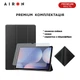 Чохол для планшета Samsung Galaxy Tab S10 Plus 12.4 Чорний Полікарбонат з захисною плівкою - зображення 2