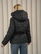 Модная женская демисезонная куртка UF-Fashion Santa-KL черный М - изображение 4