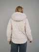 Демисезонная женская куртка с капюшоном молодежная UF-Fashion KS-KL белый S - изображение 5