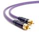 Аудиокабель Melodika Purple Raine Cable 2xRCA - 2x RCA lenght 1m (MD2R10) - изображение 1