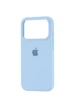 Чехол для iPhone 17 Pro силиконовый Soft-touch Silicone Case Full Size (AA) Sky Blue - изображение 1
