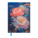 Ежедневник недатированный А5 BuroMax Peony "Цветные пионы" 168 листов темно-синий с цветочным рисунком (BM.20170-03) - изображение 1