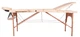 Массажний стіл inSPORTline Japane 3-Piece Wooden - золотистий - зображення 3