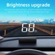 GPS HUD дисплей швидкості AMHVMU M2 для авто, проекція на лобове скло, USB 5V - зображення 2