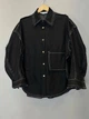 Женская джинсовая рубашка oversize KAPTSOVA MKKS060237 - Oversize 42/52, Чорний - изображение 2